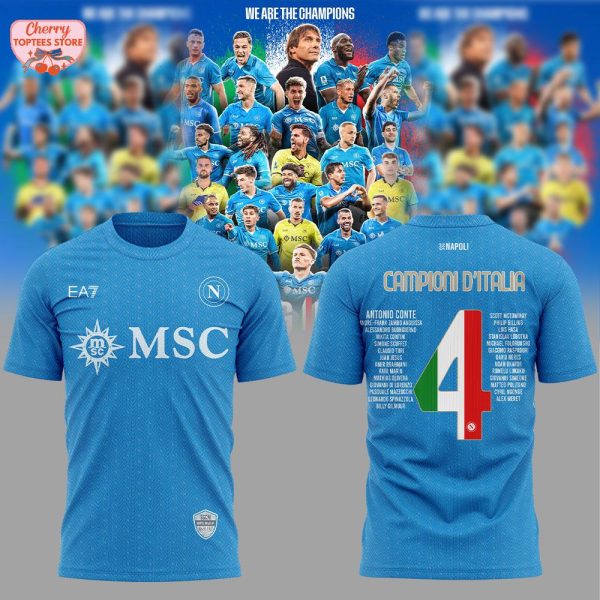 S.S.C. Napoli Campioni D’Italia 2024-2025 Hoodie