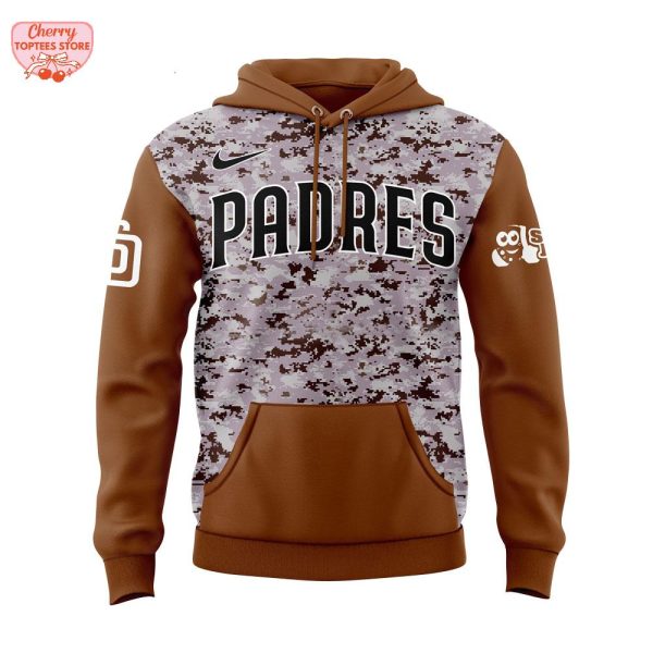 San Diego Padres Military Hoodie Giveaway 2025 Hoodie