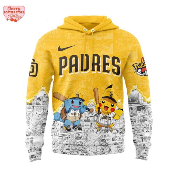 San Diego Padres x Pokemon For Fans 2025 Special New Hoodie