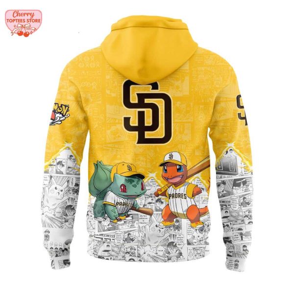 San Diego Padres x Pokemon For Fans 2025 Special New Hoodie