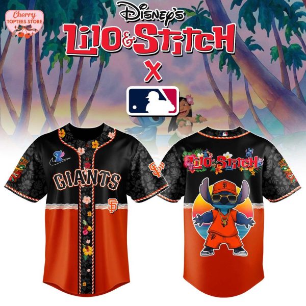 San Francisco Giants MLB x Lilo & Stitch 2025 Baseball Jersey