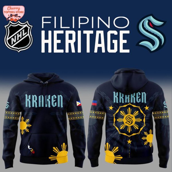 Seattle Kraken Filipino Heritage Night 2025 Hoodie