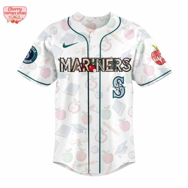 Seattle Mariners Happy Teacher Appreciation Day Thank You Teacher 2025 Baseball Jersey