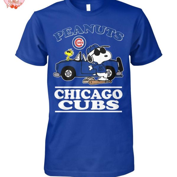 Snoopy Peanuts x Chicago Cubs For Fans 2025 T-Shirt