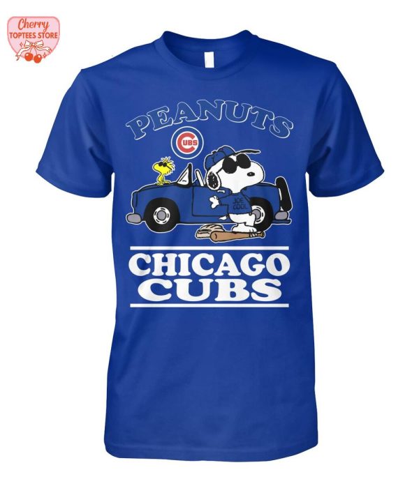Snoopy Peanuts x Chicago Cubs For Fans 2025 T-Shirt