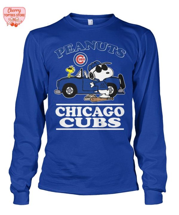 Snoopy Peanuts x Chicago Cubs For Fans 2025 T-Shirt