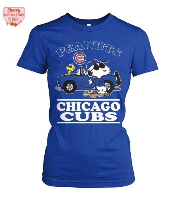 Snoopy Peanuts x Chicago Cubs For Fans 2025 T-Shirt