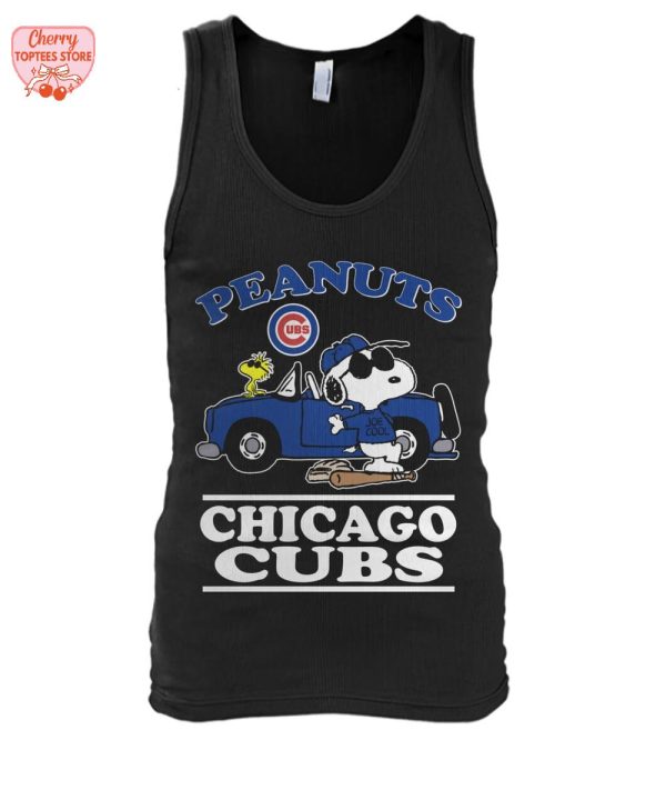 Snoopy Peanuts x Chicago Cubs For Fans 2025 T-Shirt