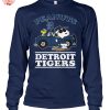 Snoopy Peanuts x Detroit Tigers For Fans 2025 T Shirt