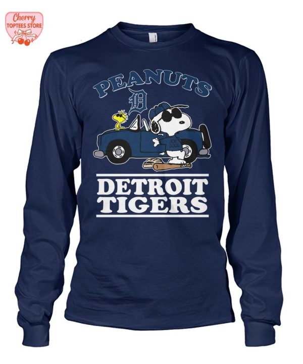 Snoopy Peanuts x Detroit Tigers For Fans 2025 T-Shirt