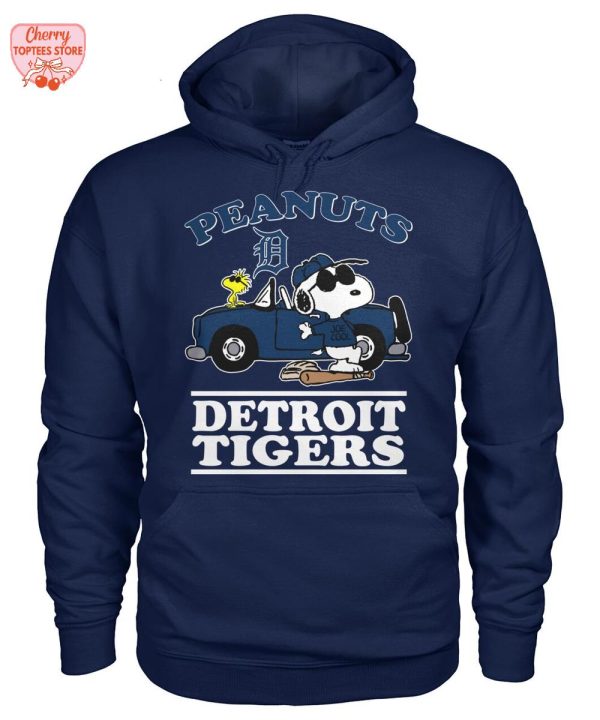 Snoopy Peanuts x Detroit Tigers For Fans 2025 T-Shirt