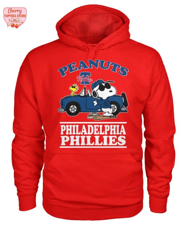 Snoopy Peanuts x Philadelphia Phillies For Fans 2025 T-Shirt