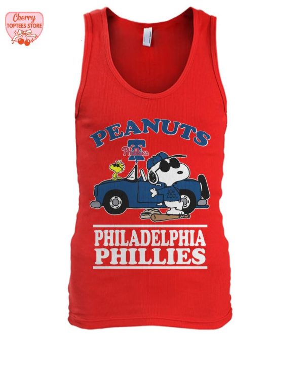 Snoopy Peanuts x Philadelphia Phillies For Fans 2025 T-Shirt