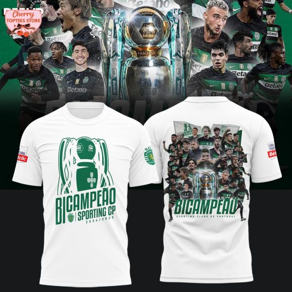 Sporting Clube de Portugal Champions 2025 White Hoodie