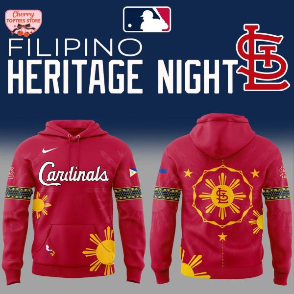 St.Louis Cardinals Filipino Heritage Night 2025 Special New Hoodie