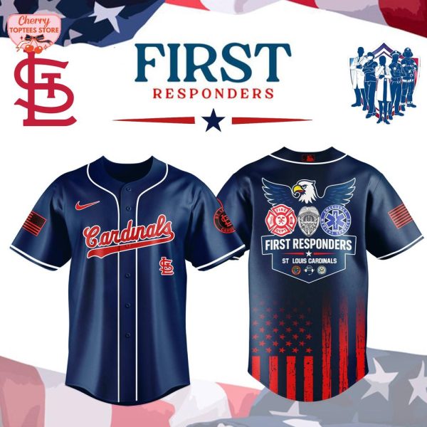 St.Louis Cardinals MLB First Responders Night 2025 Baseball Jersey