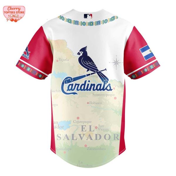 St.Louis Cardinals Salvadoran Heritage Night 2025 Baseball Jersey