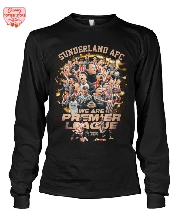 Sunderland AFC We Are Premier League 2025 T-Shirt