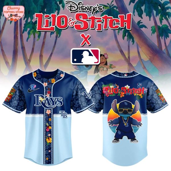 Tampa Bay Rays MLB x Lilo & Stitch 2025 Baseball Jersey