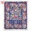 The Texas Rangers 65th Anniversary 1961 2026 Special New Fleece Blanket