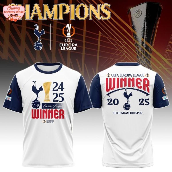 Tottenham Hotspur UEFA Europa League Winner 2024-2025 T-Shirt