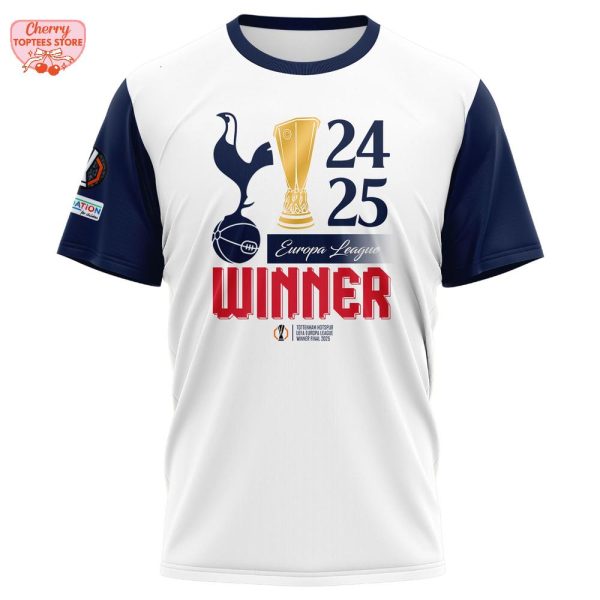 UEFA Europa League Winner 2024-2025 Tottenham Hotspur T-Shirt