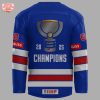 USA Ice Hockey World Champions 2025 Blue Hockey Jersey