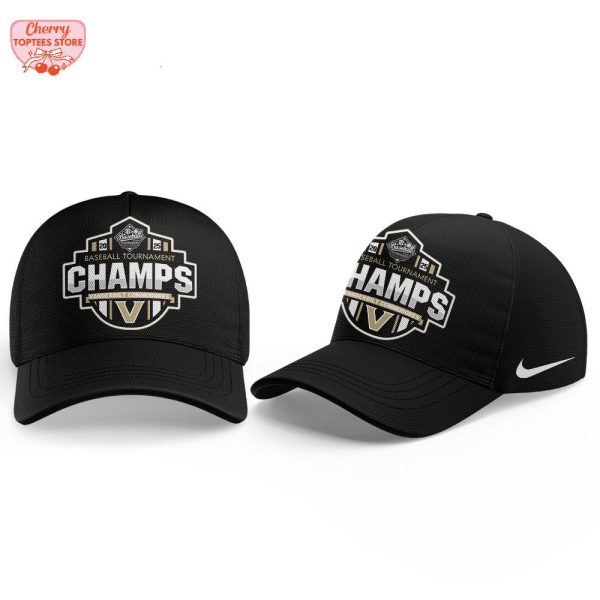 Vanderbilt Anchor Down Baseball 2025 SEC Champions Hoodie