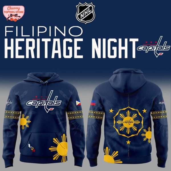 Washington Capitals Filipino Heritage Night 2025 Hoodie