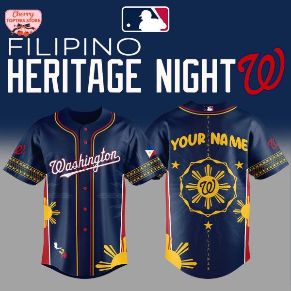 Washington Nationals Filipino Heritage Night 2025 Hoodie