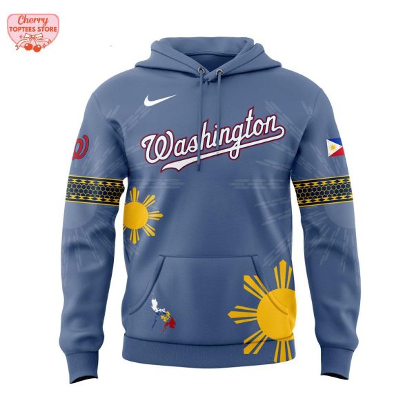 Washington Nationals Filipino Heritage Night 2025 Special New Hoodie