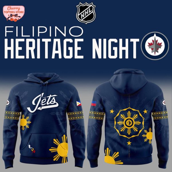 Winnipeg Jets Filipino Heritage Night 2025 Hoodie