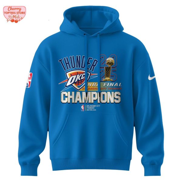 Champions NBA Finals 2025 Oklahoma City Thunder Limited Edition Hoodie