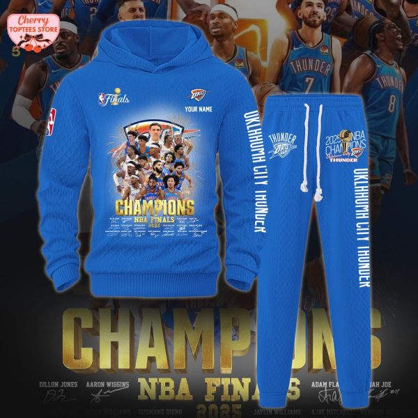 Oklahoma City Thunder Champions NBA Finals 2025 Special New Hoodie