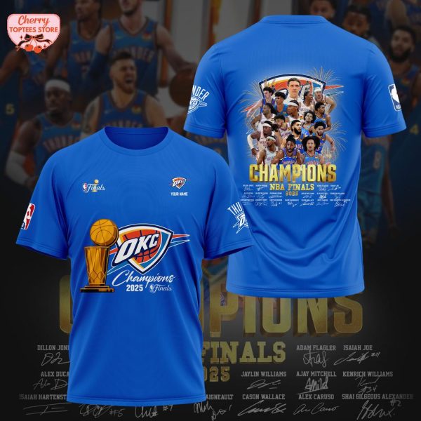 Oklahoma City Thunder Champions NBA Finals 2025 Special New T-Shirt