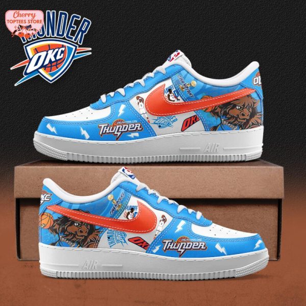 Oklahoma City Thunder NBA Finals 2025 Champions Air Force 1 Sneakers