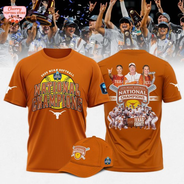 Texas Longhorns 2025 NCAA Softball Women’s College World Series Champions T-Shirt